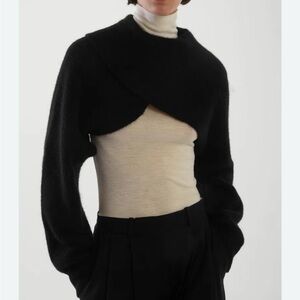 COS ribbed knit wool bolero